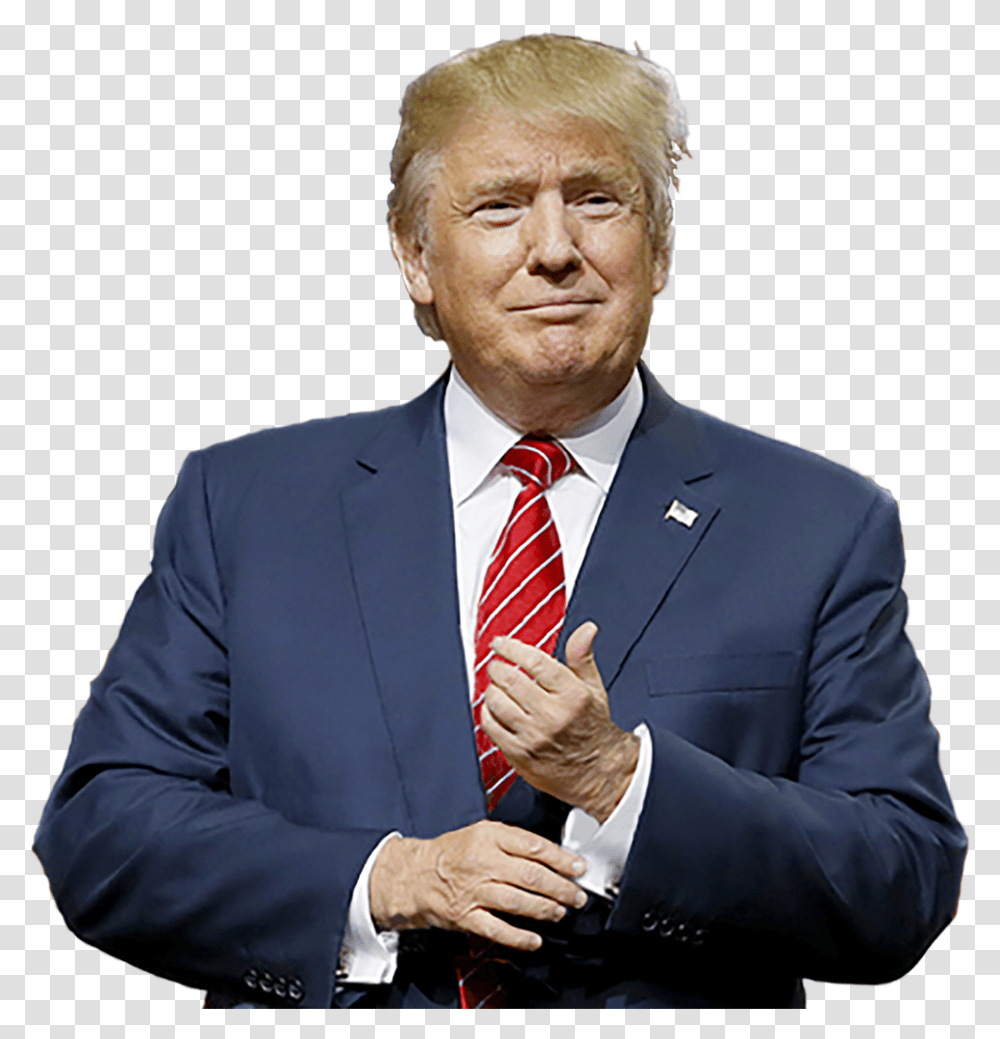 Donald Trump Phone Background, Tie, Accessories, Person, Suit Transparent Png
