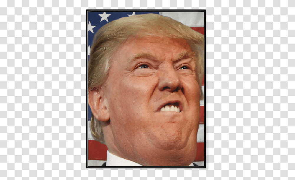 Donald Trump's Face V2 Donald Trump Come Face, Person, Head, Advertisement, Poster Transparent Png