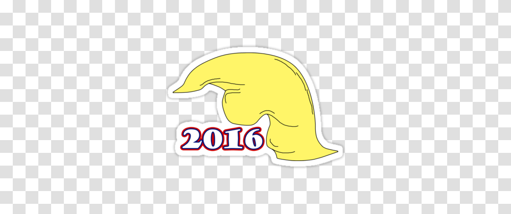 Donald Trump Side Hair Election President Stickers, Label, Mammal, Animal Transparent Png