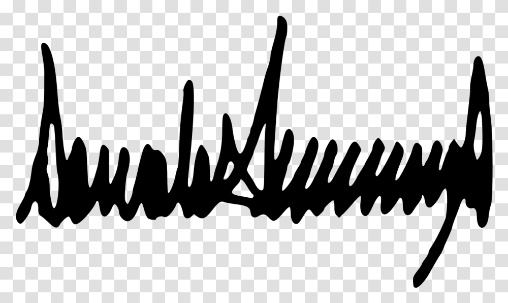 Donald Trump Signature Donald Trump Signature, Gray Transparent Png