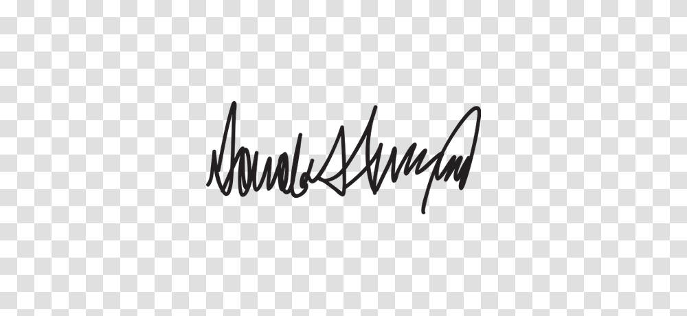 Donald Trump Signature, Handwriting, Word, Label Transparent Png
