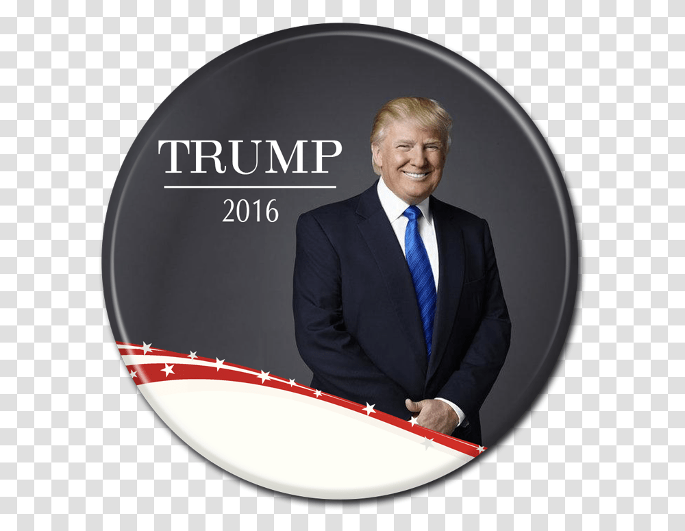 Donald Trump Start Button, Tie, Person Transparent Png