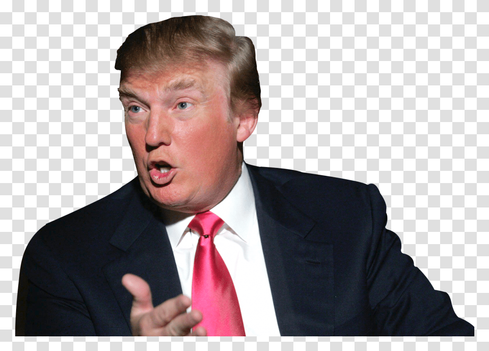 Donald Trump, Tie, Accessories, Suit, Overcoat Transparent Png