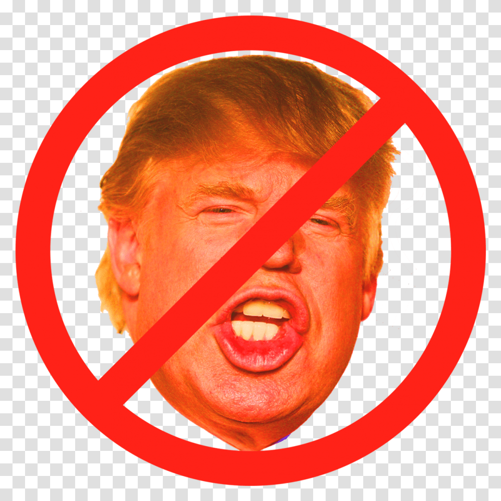 Donald Trump Worst President Ever - Lindaaveycom Trump Circle Slash, Head, Face, Person, Human Transparent Png