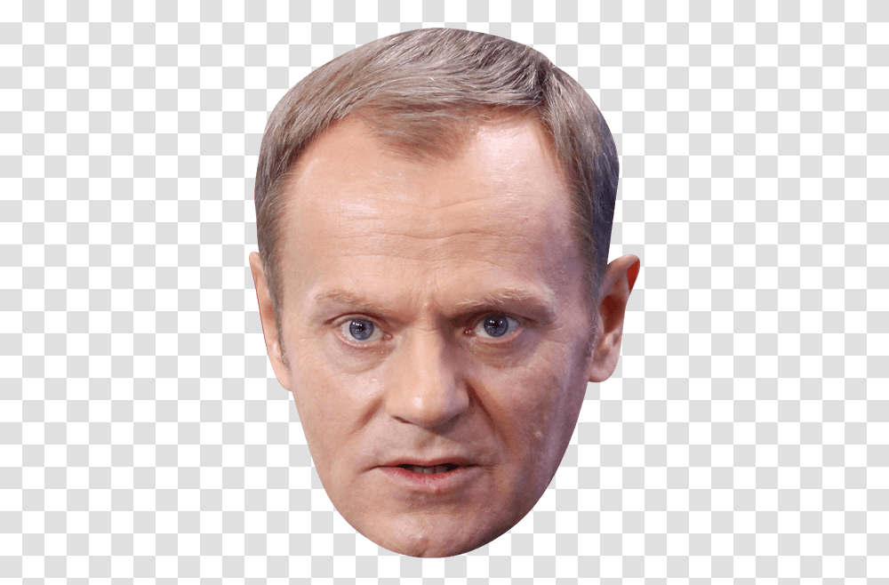 Donald Tusk Stern Celebrity Big Head Celebrity Cutouts Hair Loss, Face, Person, Human, Performer Transparent Png