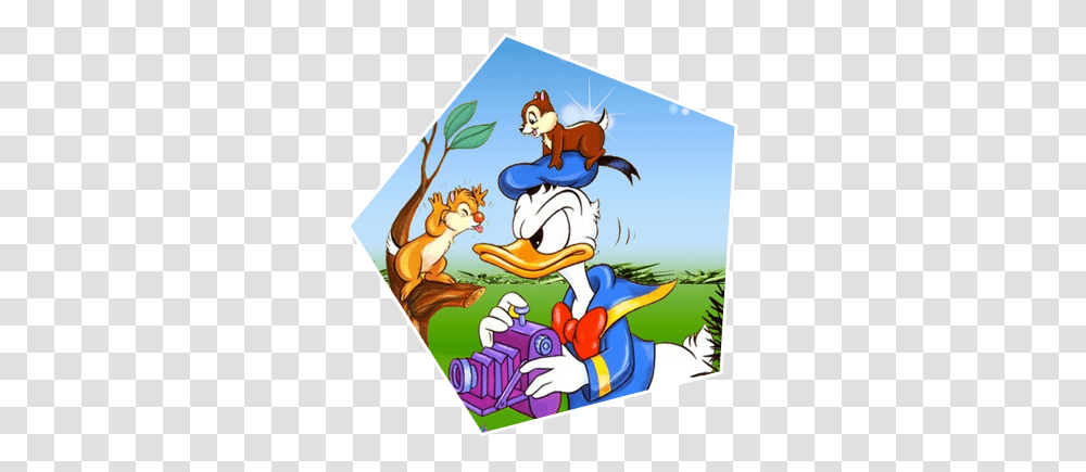Donald With Chip And Dale, Animal, Mammal, Elf Transparent Png