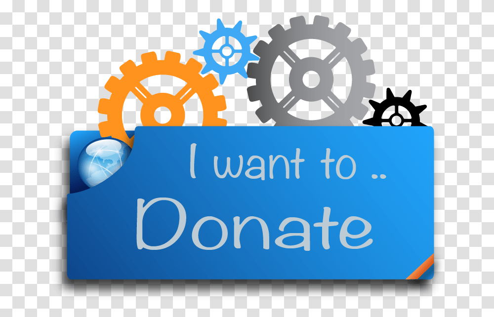 Donate Clip Art, Machine, Gear, Wheel Transparent Png