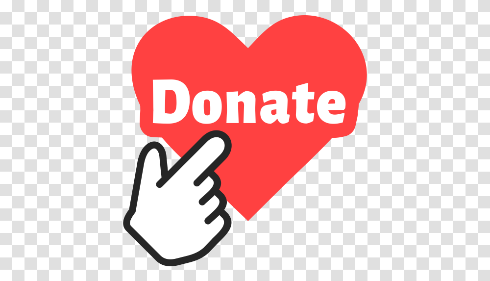 Donate Donation Icon And Svg Vector Language, Hand, Heart, Text, Light Transparent Png