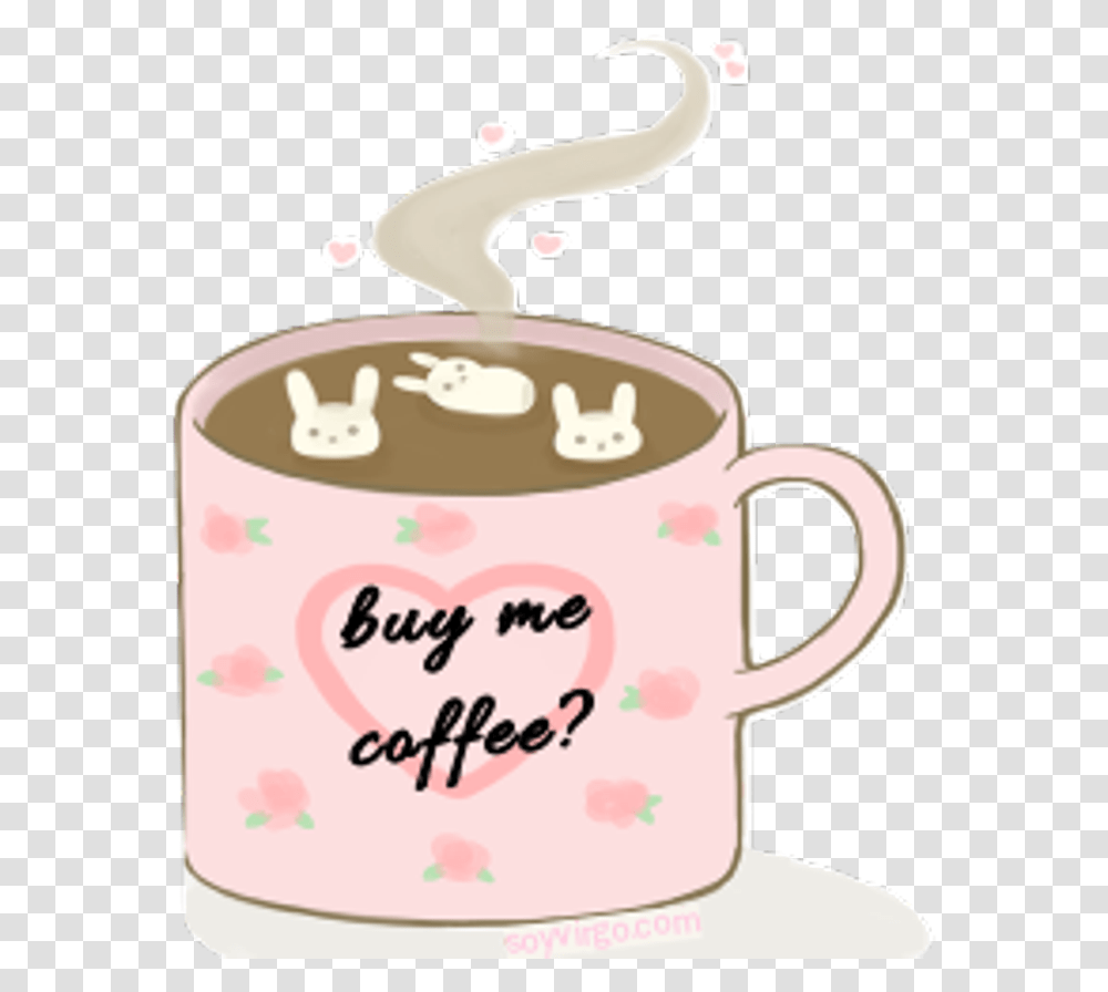 Donate To Soyvirgo Kawaii Donate Button, Coffee Cup, Birthday Cake, Dessert, Food Transparent Png