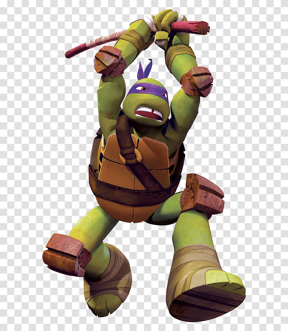 Donatello Teenage Mutant Ninja Turtles Characters, Figurine, Sweets, Food, Person Transparent Png