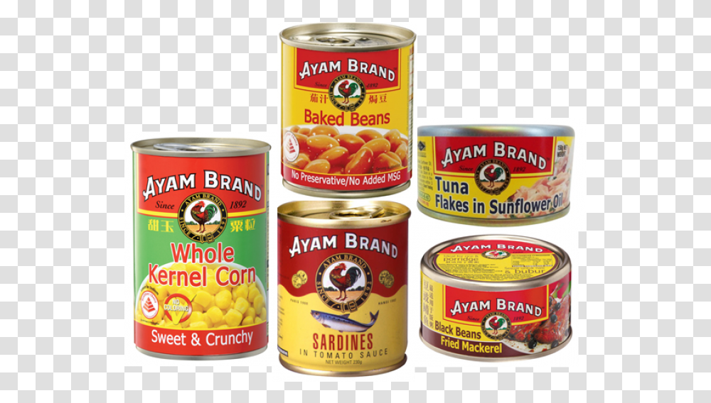 Donation Box Set 3b Ayam Brand Canned Food, Canned Goods, Aluminium, Tin, Label Transparent Png