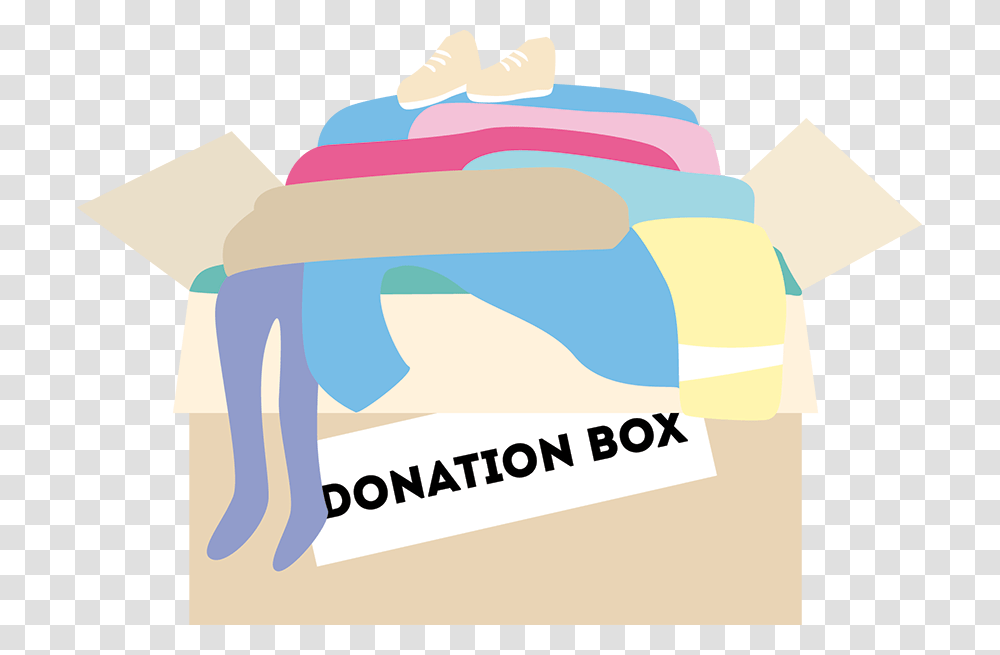 Donation Box With Clothes Vector, Pillow Transparent Png