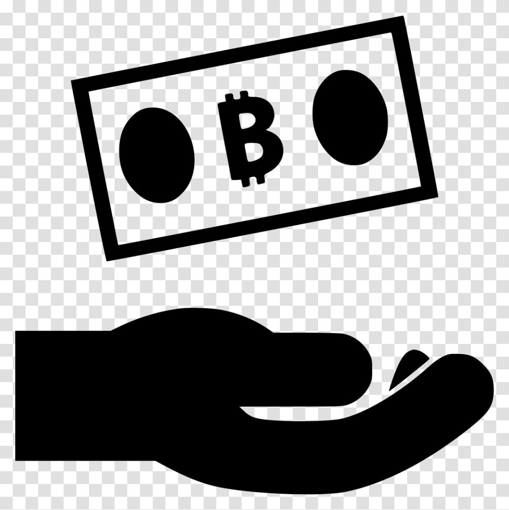 Donation Charity Contribution Aid Bitcoin Icon Donating To Charity Icon, Hook, Stencil Transparent Png