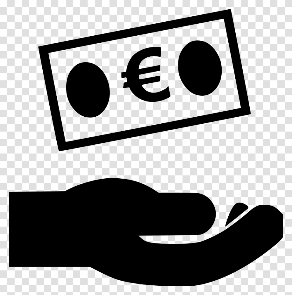 Donation Charity Contribution Aid Euro Icon Free Download, Electrical Device, Stencil, Electrical Outlet, Hook Transparent Png