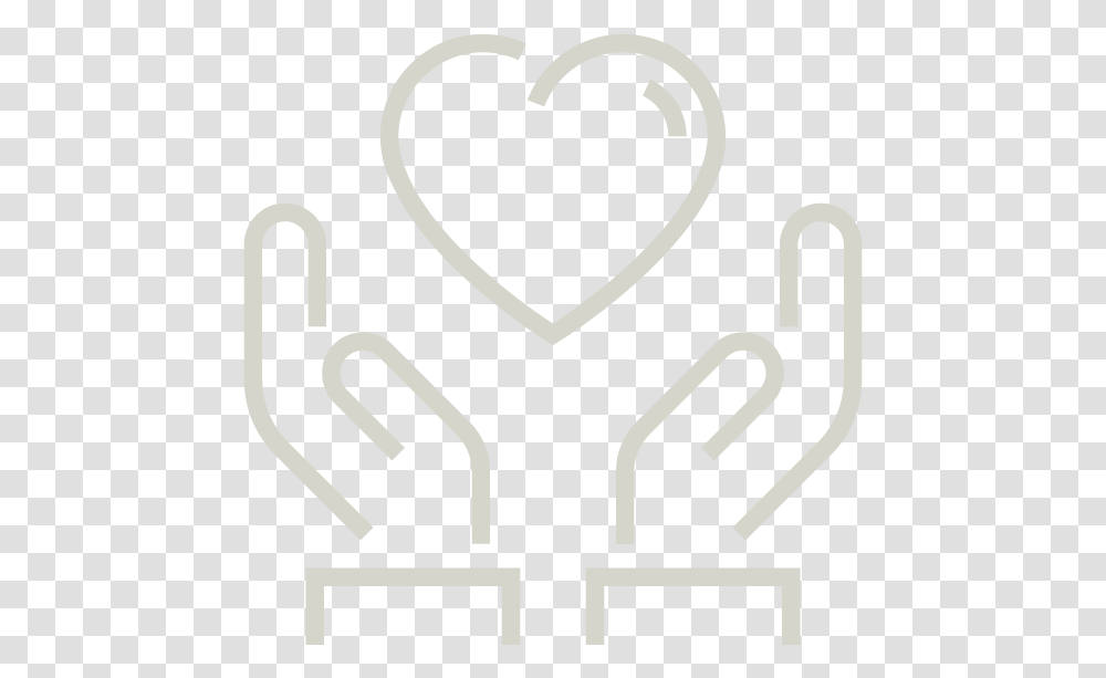 Donation, Heart, Stencil Transparent Png