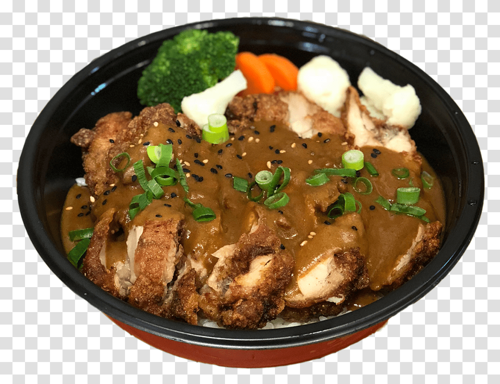Donburi Katsu Chicken Curry Boiled Beef, Dish, Meal, Food, Plant Transparent Png