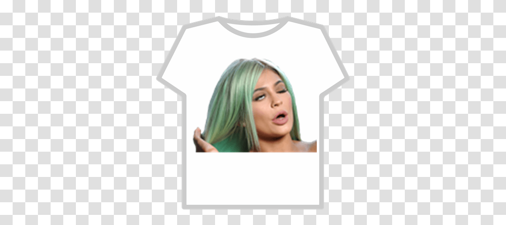 Done Kylie Jenner Random Celeb Tshirts Roblox Kylie Jenner Rolling Eyes, Person, Clothing, Face, Text Transparent Png