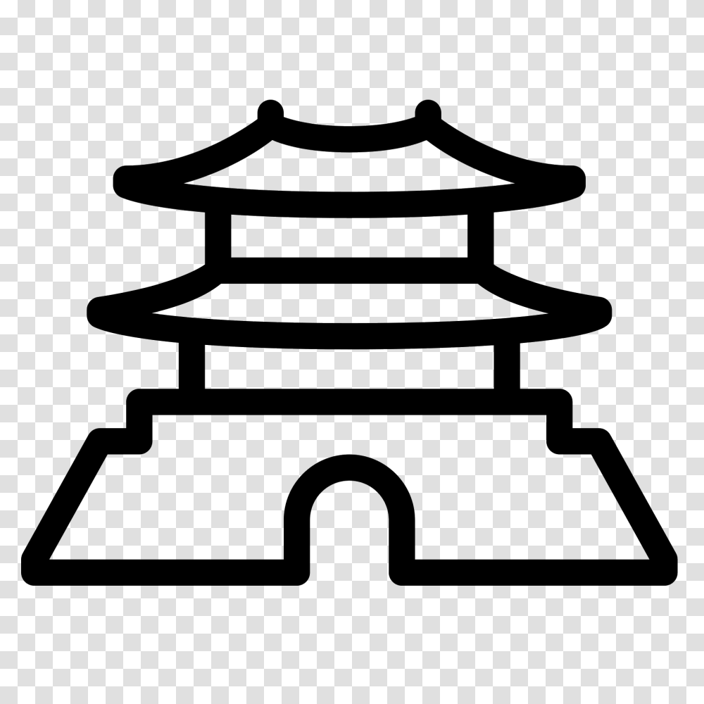 Dongdaemun Gate Icon, Gray, World Of Warcraft Transparent Png