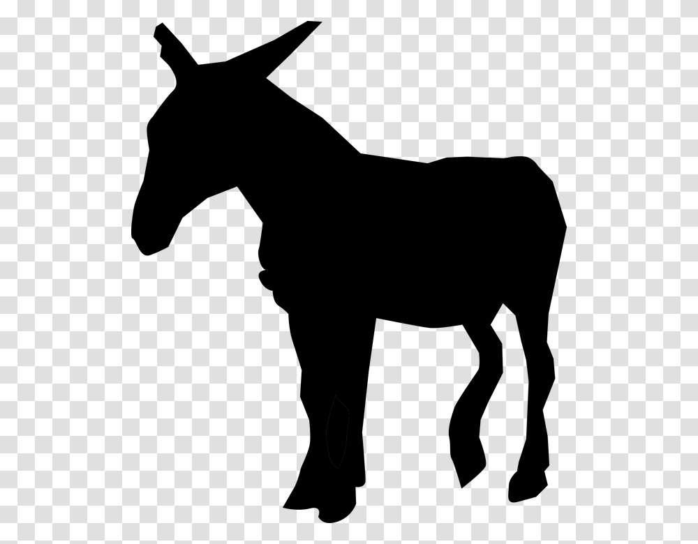 Donkey Black Clipart, Gray, World Of Warcraft Transparent Png
