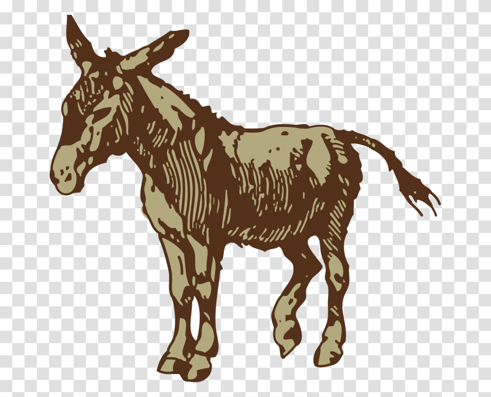 Donkey Brown Animal Mammal Donkey Svg Free, Horse, Cow, Cattle Transparent Png