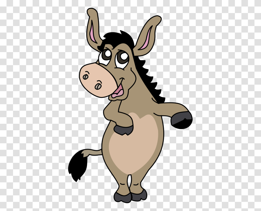 Donkey Cartoon Humour, Mammal, Animal, Wildlife, Rodent Transparent Png