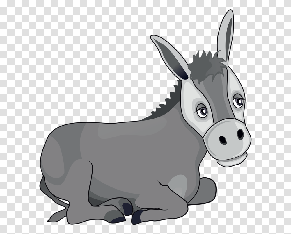 Donkey Christmas Clip Art Nativity Donkey Clipart, Mammal, Animal, Horse, Rabbit Transparent Png