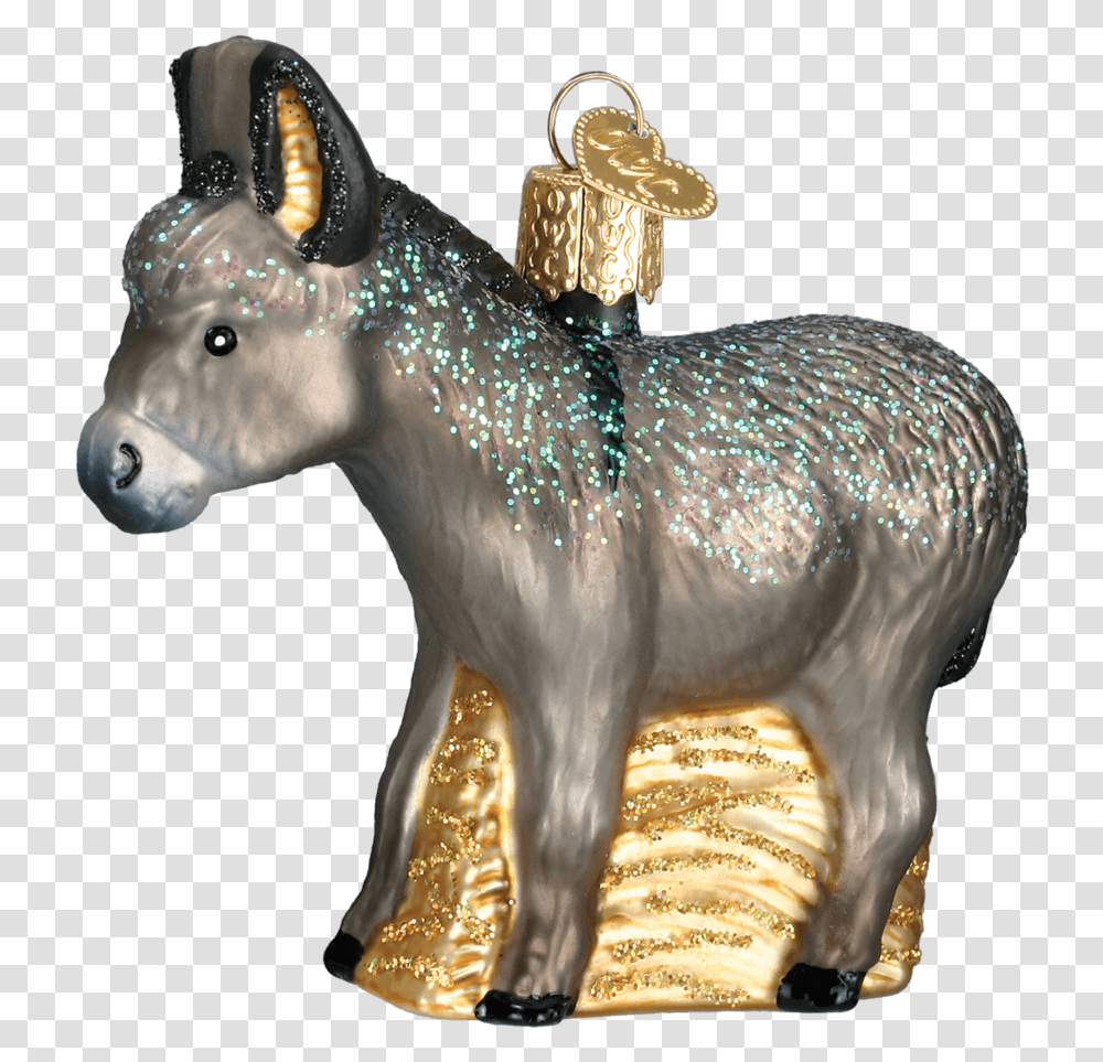 Donkey Christmas Ornament, Horse, Mammal, Animal, Figurine Transparent Png