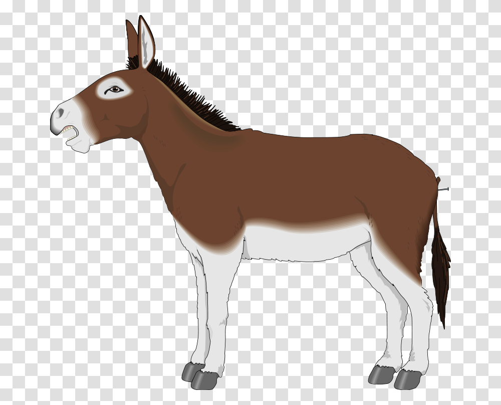 Donkey Clipart Farm Animal, Horse, Mammal Transparent Png