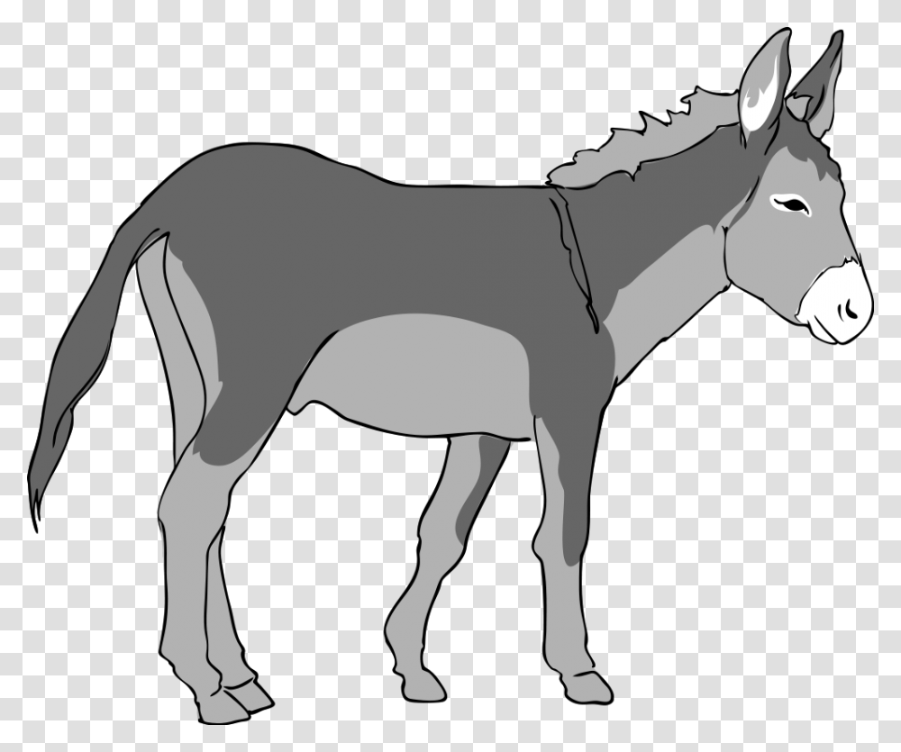 Donkey Clipart, Mammal, Animal, Horse Transparent Png