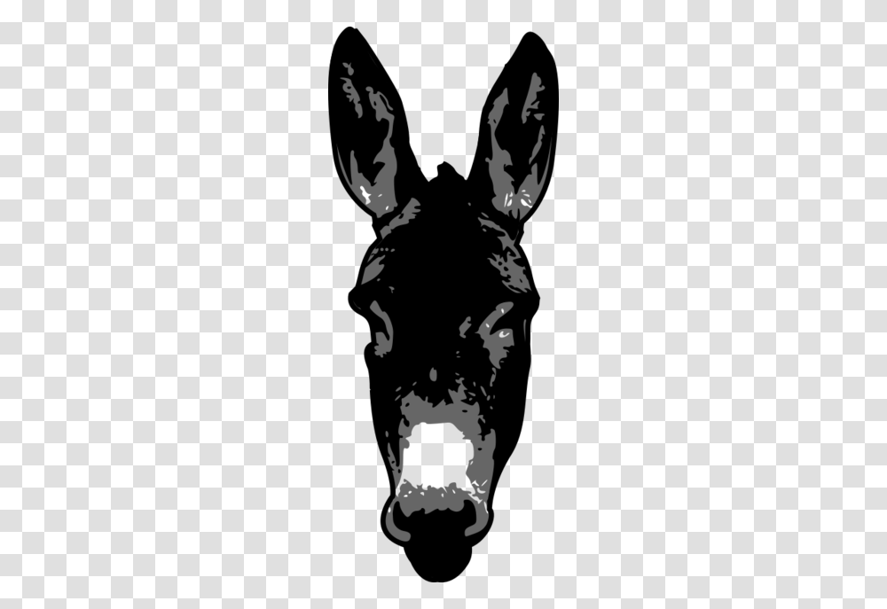 Donkey Clipart, Silhouette, Stencil, Person Transparent Png