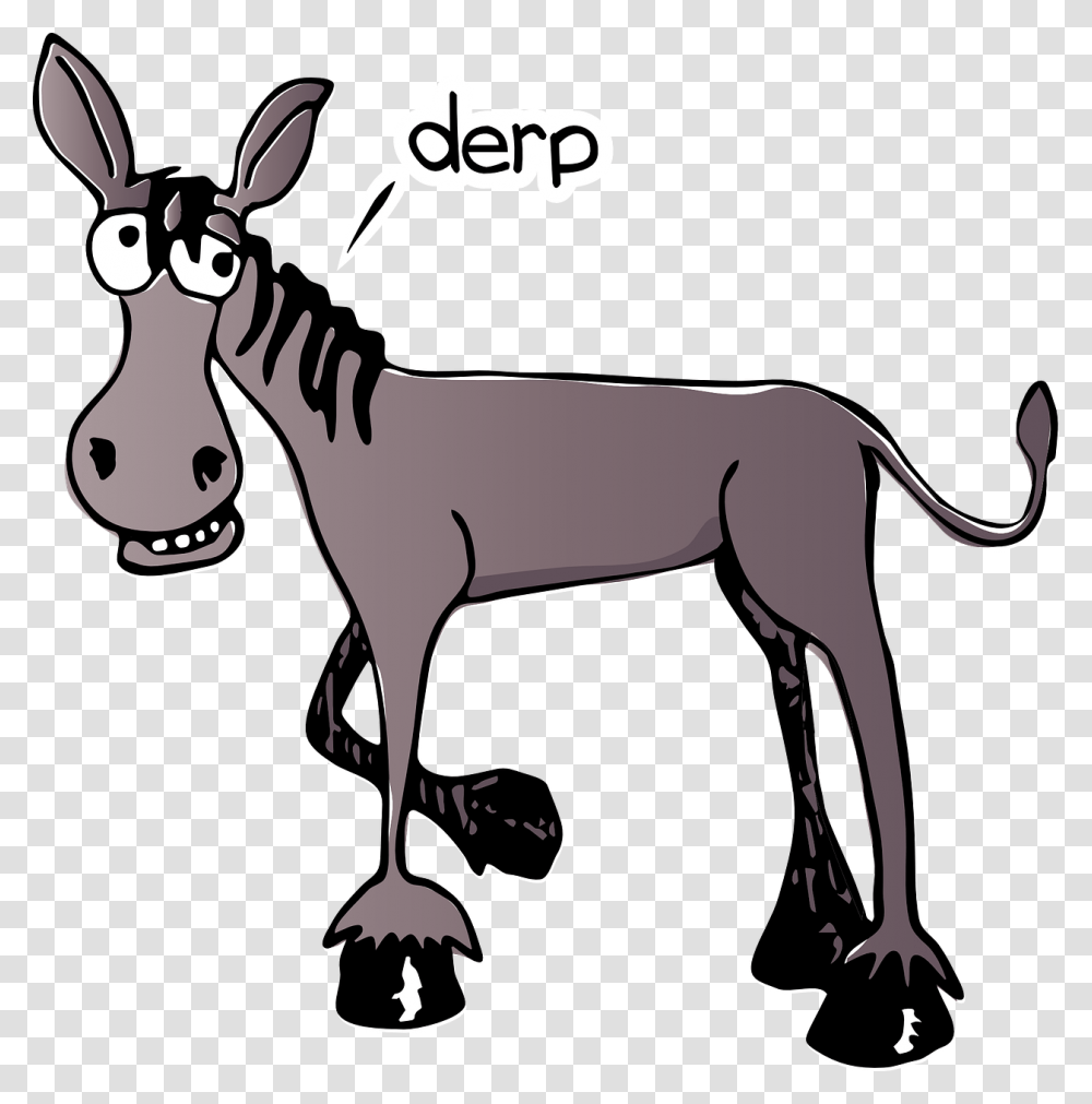 Donkey Derp, Mammal, Animal, Horse Transparent Png