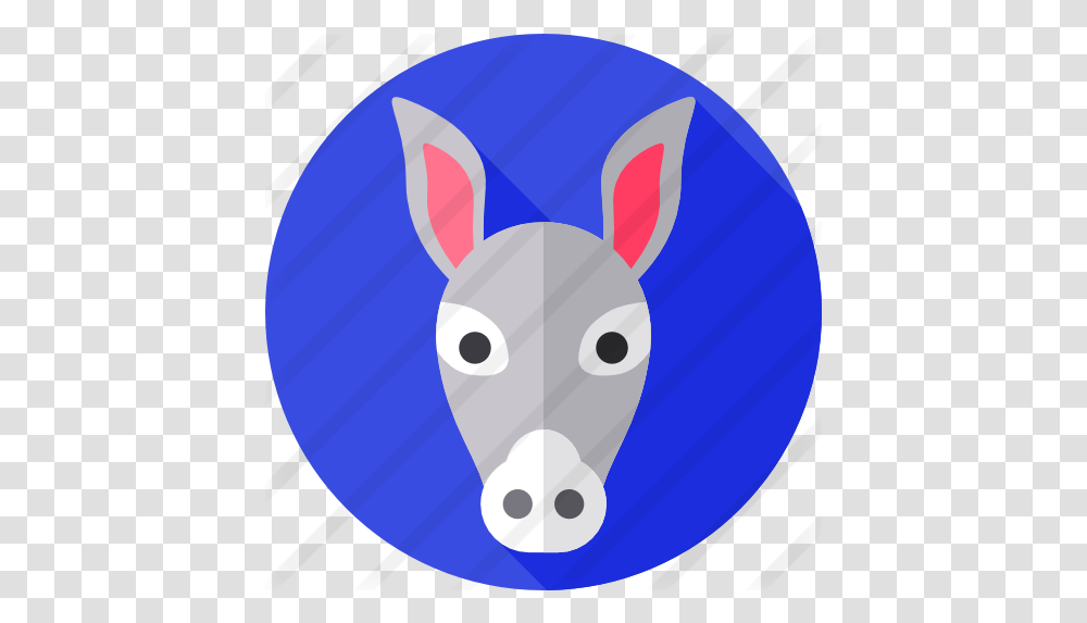 Donkey Free Animals Icons Burro, Mammal, Balloon, Snout, Rodent Transparent Png