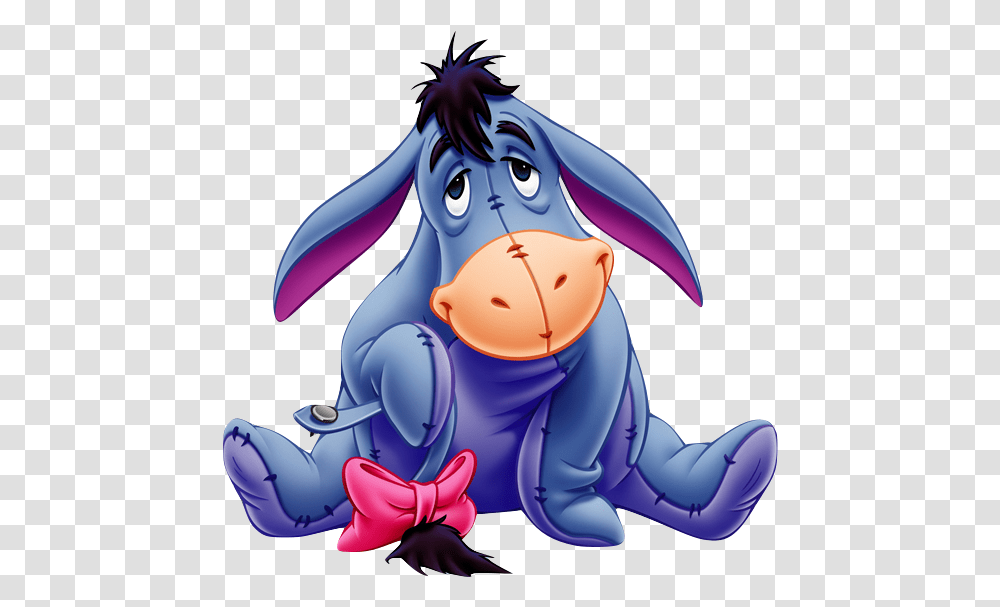 Donkey From Winnie The Pooh, Toy, Animal Transparent Png