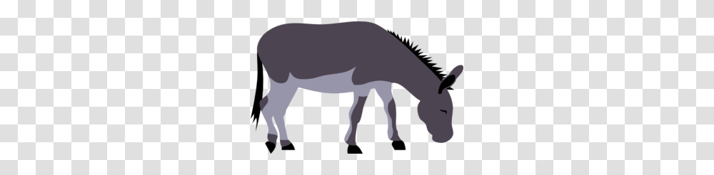 Donkey Head Silhouette Clipart, Antelope, Wildlife, Mammal, Animal Transparent Png