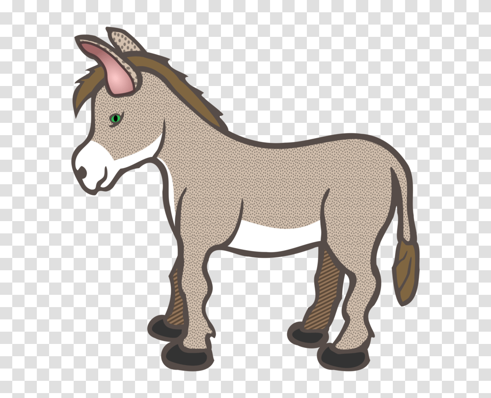 Donkey Horse Download Drawing Nativity Scene, Mammal, Animal Transparent Png