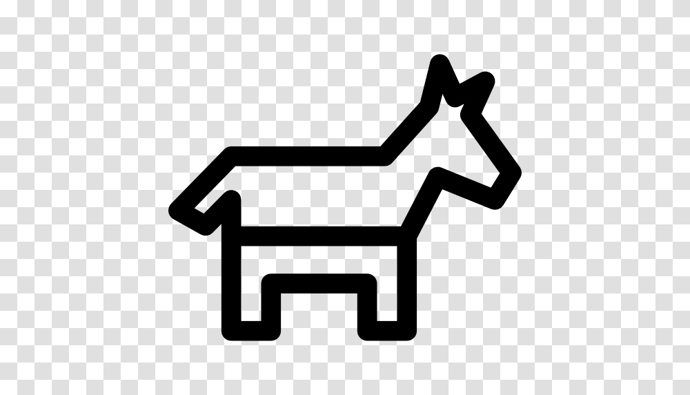 Donkey Icon, Stencil, Label, Silhouette Transparent Png