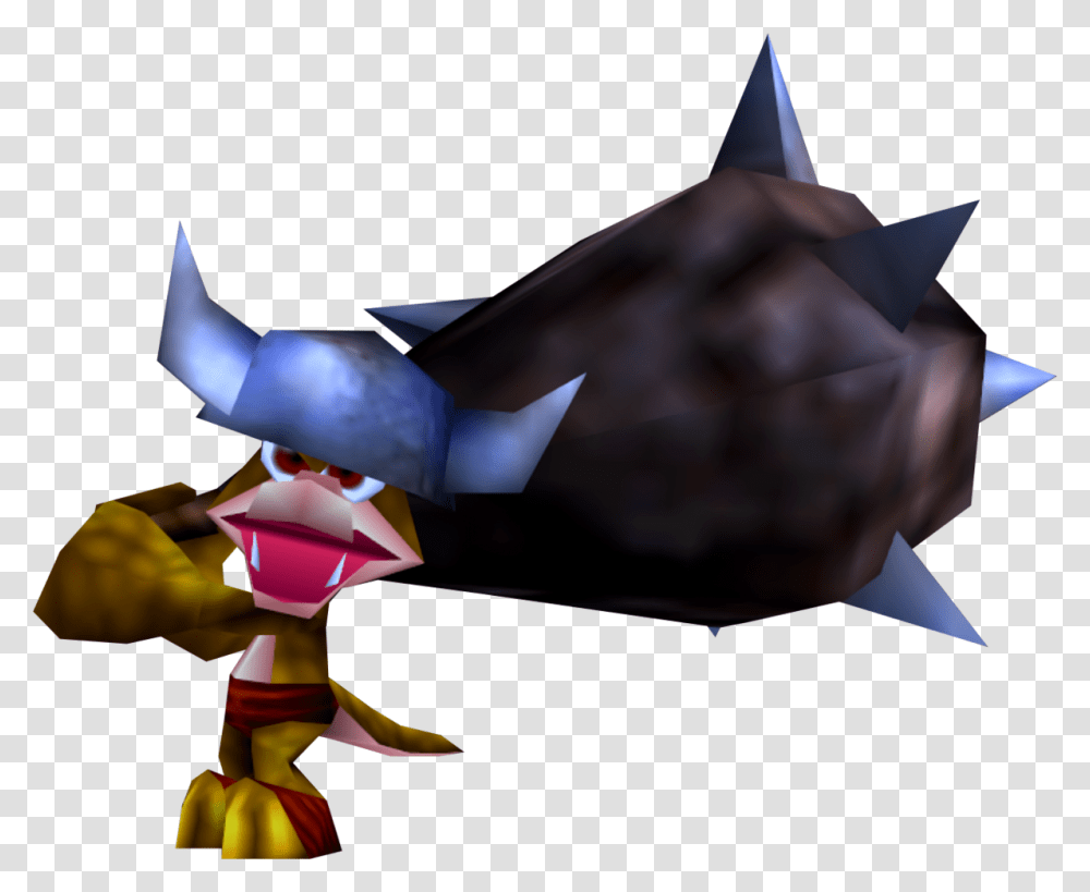 Donkey Kong 64, Paper, Origami Transparent Png