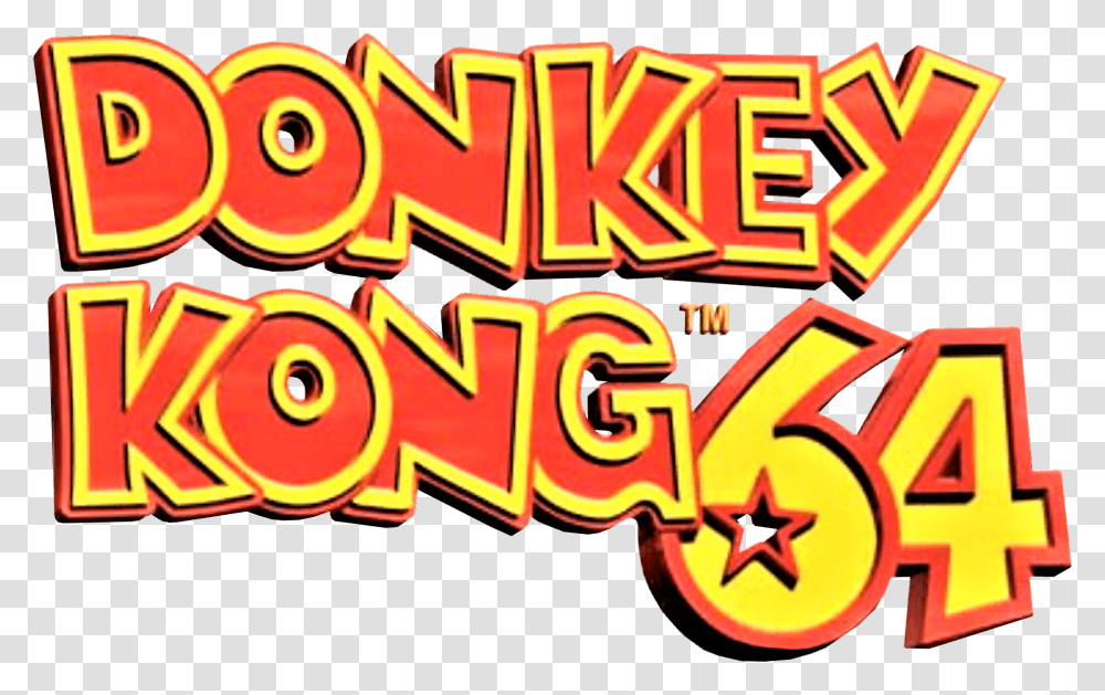 Donkey Kong 64 Logo, Alphabet Transparent Png