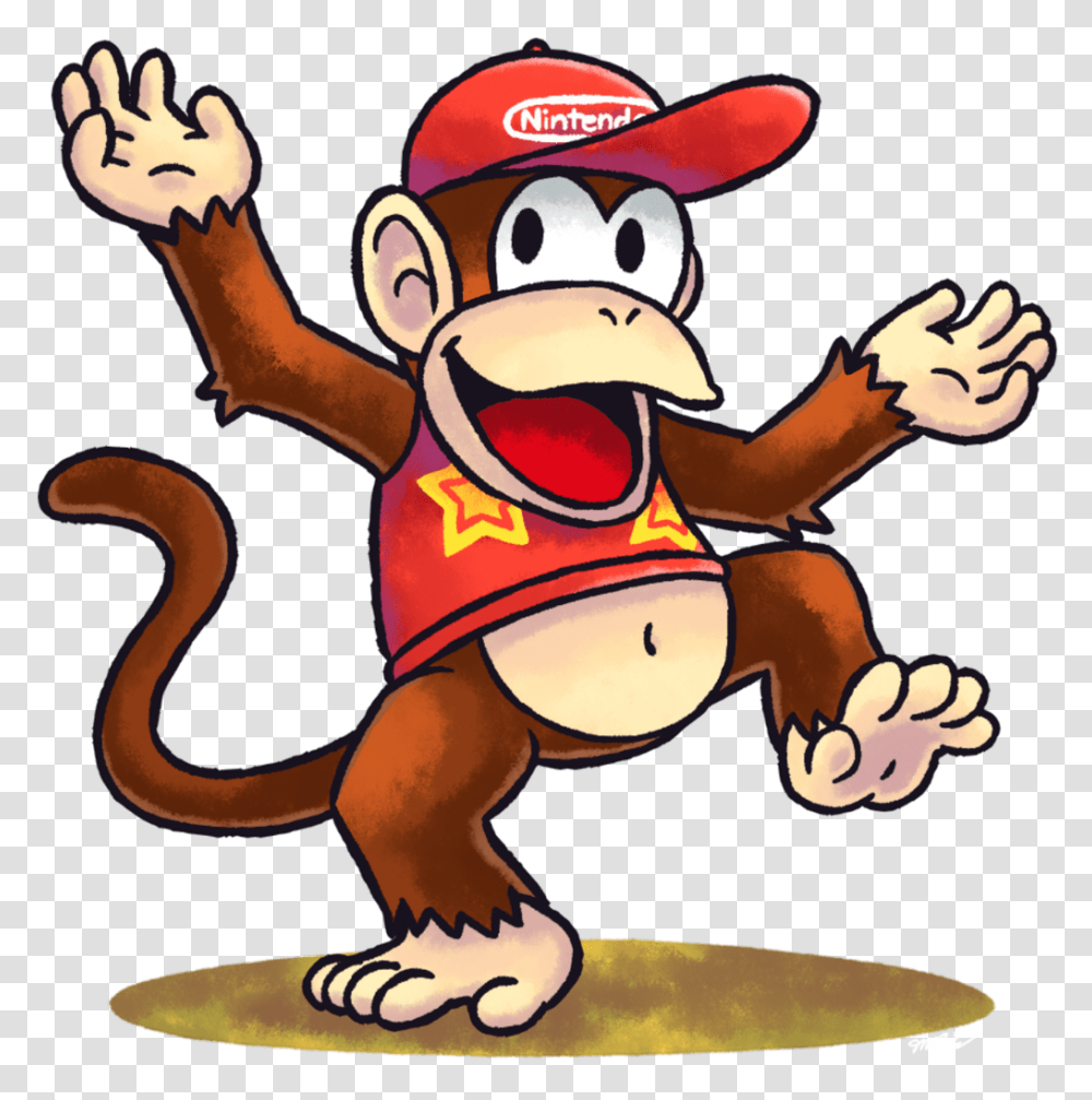Donkey Kong And Co On Supermario Club, Mascot, Person, Human, Super Mario Transparent Png