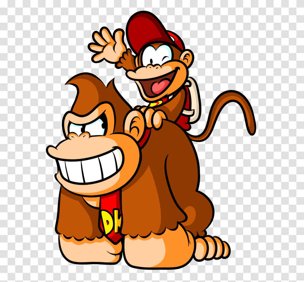 Donkey Kong And Diddy Kong, Super Mario, Food Transparent Png