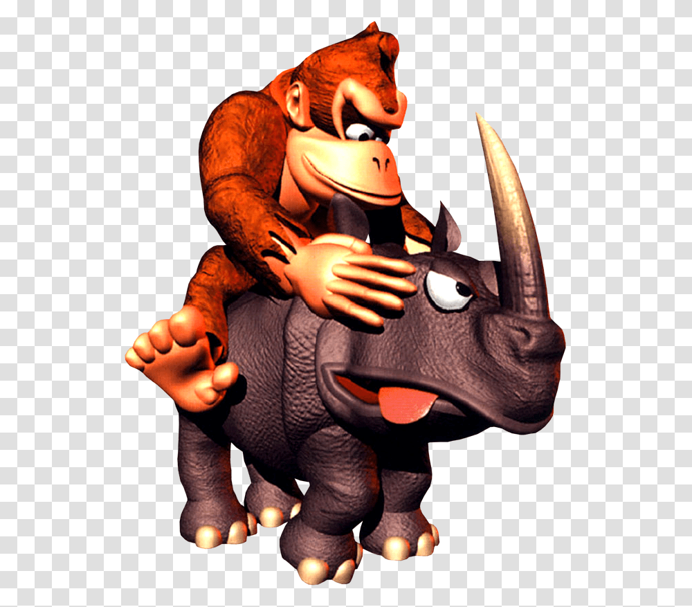 Donkey Kong And Rambi, Toy, Hook, Claw, Bronze Transparent Png