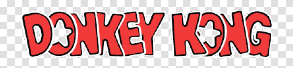 Donkey Kong Arcade Donkey Kong Logo, Label, Sticker Transparent Png