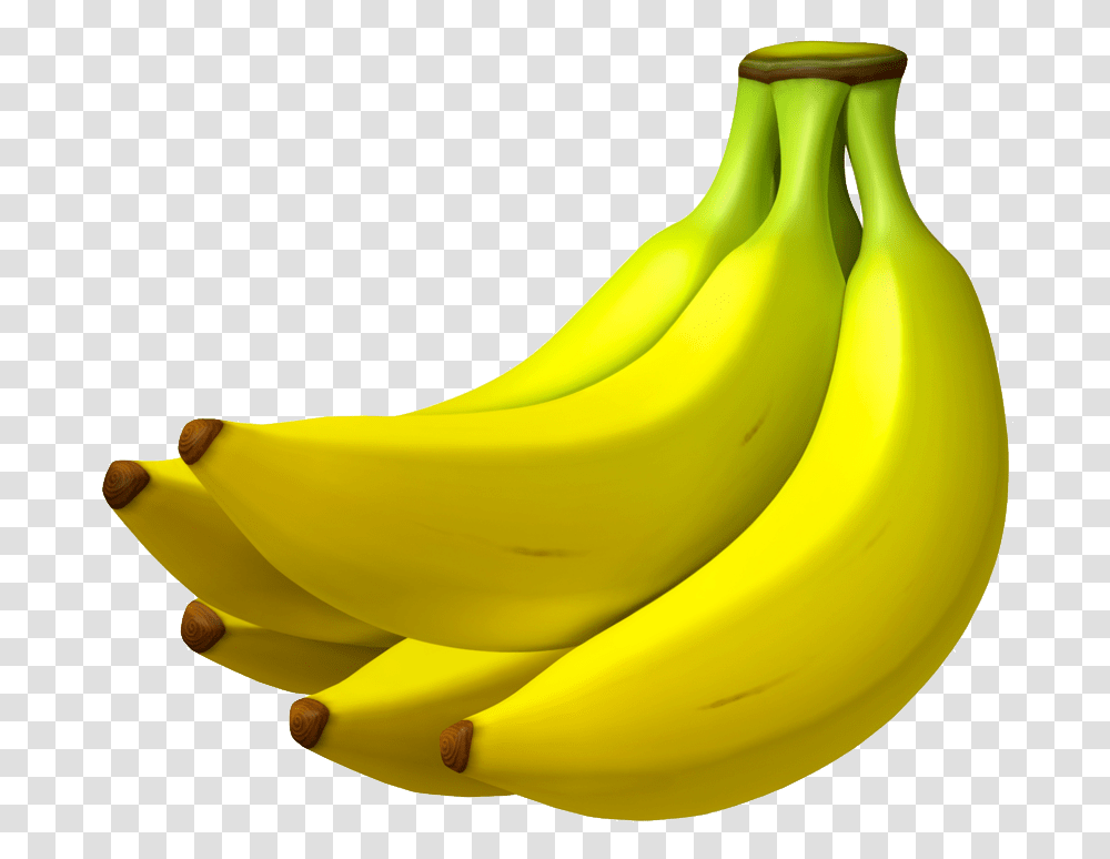 Donkey Kong Banana Bunch, Fruit, Plant, Food Transparent Png