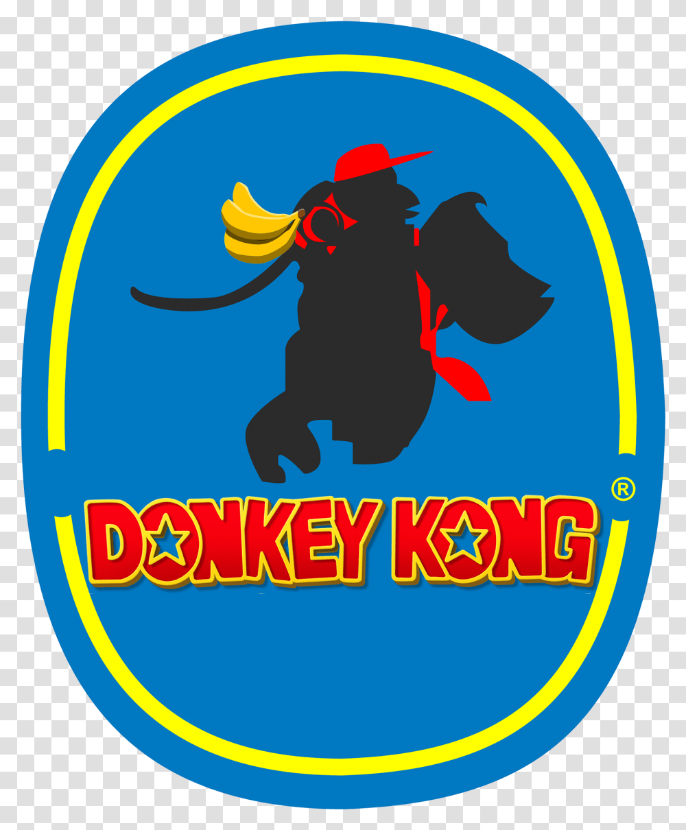 Donkey Kong Banana Company Logo Produce Fruits Bananas Illustration, Label, Poster, Advertisement Transparent Png