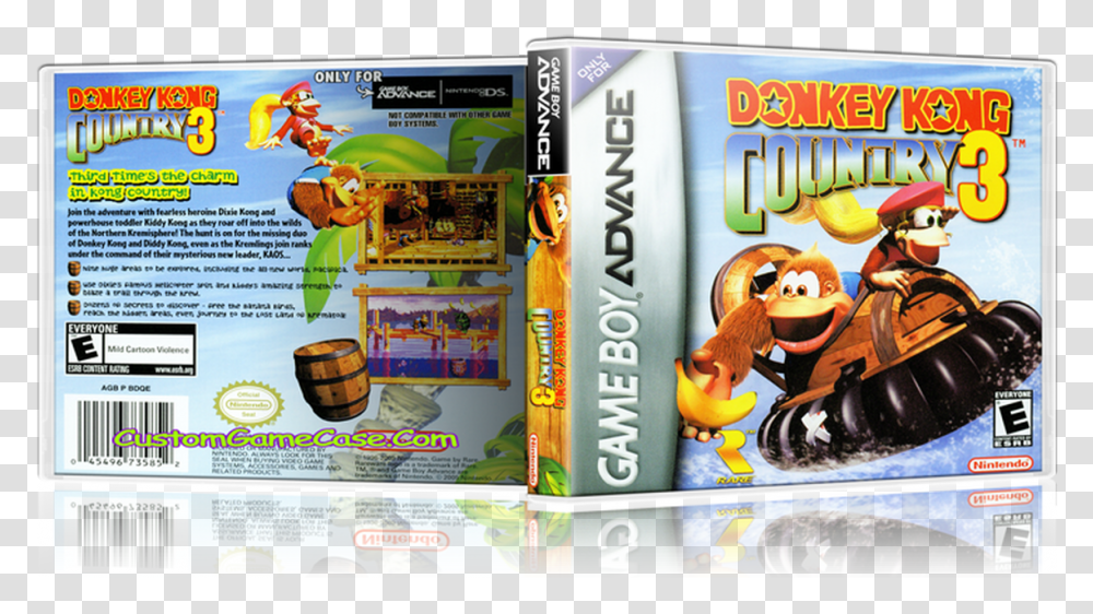 Donkey Kong Country 3 Donkey Kong Country Trilogy Gba, Disk, Dvd Transparent Png