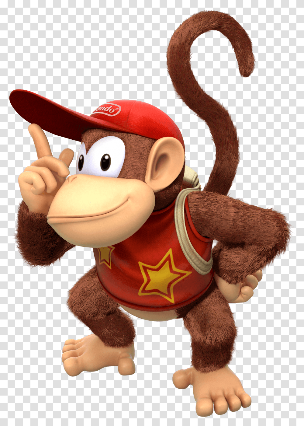 Donkey Kong Country Tropical Freeze Diddy Kong, Toy, Plush, Super Mario, Animal Transparent Png