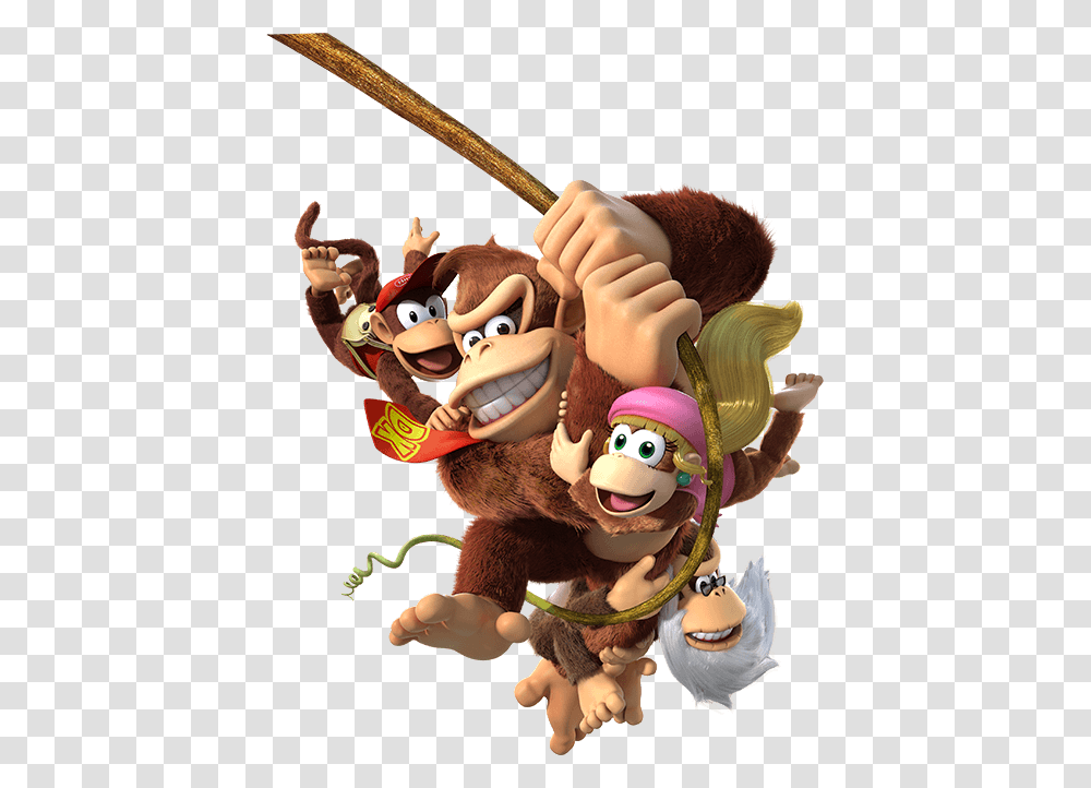 Donkey Kong Country Tropical Freeze, Toy, Figurine, Super Mario, Doll Transparent Png
