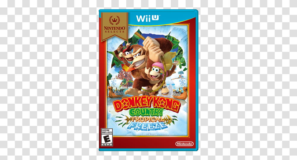 Donkey Kong Country Tropical Freeze Wii U, Disk, Dvd, Super Mario, Poster Transparent Png