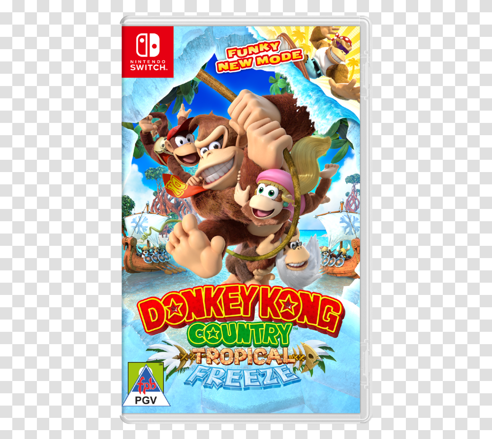 Donkey Kong Country Tropical FreezequotSrcsetquotdata, Super Mario, Advertisement, Person, Poster Transparent Png