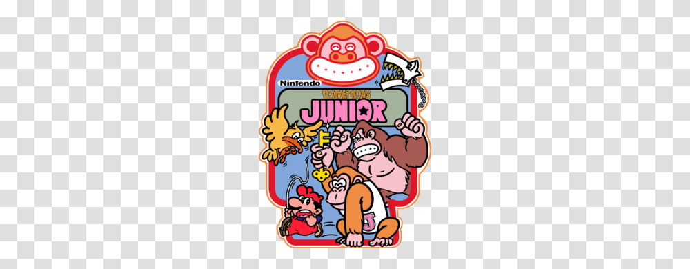 Donkey Kong Jr, Super Mario, Leisure Activities, Label Transparent Png